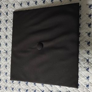Black mortarboard graduation cap Oak Hall GreenWeaver